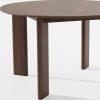 51" Walnut Solid Wood Oval Dining Table