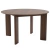 51" Walnut Solid Wood Oval Dining Table