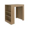 36" Beige Wood Kitchen Island
