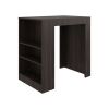 36" Brown Wood Kitchen Island