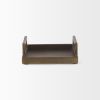 10" Gold Aluminum Hand Finished Serving Tray With Handles