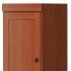 72" Coffee Solid Wood Two Door Pantry Or Storage Closet