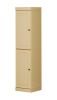 72" Yellow Solid Wood Two Door Pantry Or Storage Closet