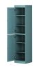 72" Aqua Solid Wood Two Door Pantry Or Storage Closet