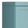 72" Aqua Solid Wood Two Door Pantry Or Storage Closet