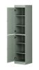 72" Sage Solid Wood Two Door Pantry Or Storage Closet