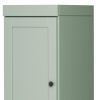 72" Sage Solid Wood Two Door Pantry Or Storage Closet