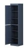 72" French Blue Solid Wood Two Door Pantry Or Storage Closet