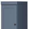 72" French Blue Solid Wood Two Door Pantry Or Storage Closet