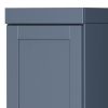 72" French Blue Solid Wood Two Door Pantry Or Storage Closet