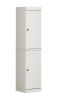 72" Off White Solid Wood Two Door Pantry Or Storage Closet