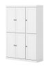 72" White Solid Wood 8 Pantry Or Storage Closet