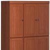 72" Coffee Solid Wood 8 Pantry Or Storage Closet