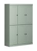 72" Sage Solid Wood 8 Pantry Or Storage Closet