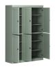 72" Sage Solid Wood 8 Pantry Or Storage Closet