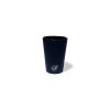 Black Silicone Straight Shape Stemless Shot Glass