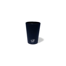 Black Silicone Straight Shape Stemless Shot Glass
