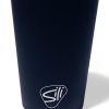 Black Silicone Straight Shape Stemless Shot Glass