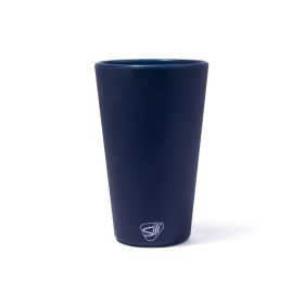 Navy Blue Silicone Straight Shape Stemless Pint Glass