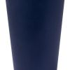Navy Blue Silicone Straight Shape Stemless Pint Glass