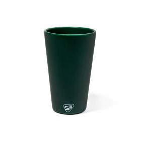 Green Silicone Straight Shape Stemless Pint Glass
