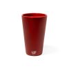 Dark Red Silicone Straight Shape Stemless Pint Glass