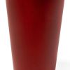 Dark Red Silicone Straight Shape Stemless Pint Glass