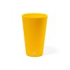 Yellow Silicone Straight Shape Stemless Pint Glass