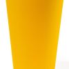 Yellow Silicone Straight Shape Stemless Pint Glass