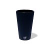Black Silicone Straight Shape Stemless Pint Glass