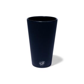 Black Silicone Straight Shape Stemless Pint Glass