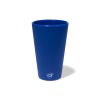 Blue Silicone Straight Shape Stemless Pint Glass