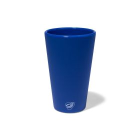 Blue Silicone Straight Shape Stemless Pint Glass