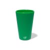 Forest Green Silicone Straight Shape Stemless Pint Glass