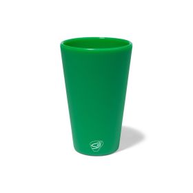Forest Green Silicone Straight Shape Stemless Pint Glass