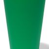 Forest Green Silicone Straight Shape Stemless Pint Glass