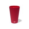 Red Silicone Straight Shape Stemless Pint Glass