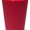 Red Silicone Straight Shape Stemless Pint Glass