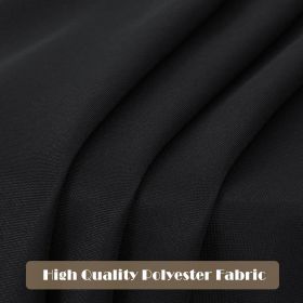 6 Pack Black Tablecloth 60 x 84 Inch