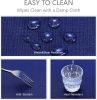 Rectangle Tablecloth Waterproof Linen Textured Table Cloth Stain and Wrinkle Resistant Washable, Decorative Fabric Table Cover for Dining