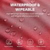 Textured Linen Table Cloth for Rectangle Table Waterproof Fabric Christmas Tablecloth Rectangular Wrinkle Free Wipeable Dining Cover for Wedding/Birth